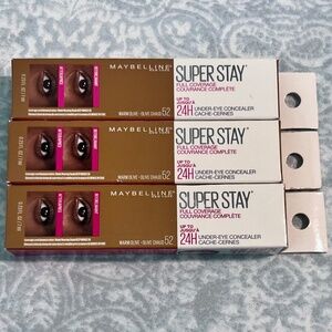 X3 Maybelline Super Stay Full Coverage Under Eye Concealer Warm Olive #52